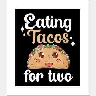 Eating tacos for two Posters and Art